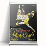 Vintage Paul Court Wine Advertising Poster – Retro Wine Ad Wall Art