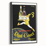 Vintage Paul Court Wine Advertising Poster – Retro Wine Ad Wall Art