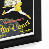 Vintage Paul Court Wine Advertising Poster – Retro Wine Ad Wall Art