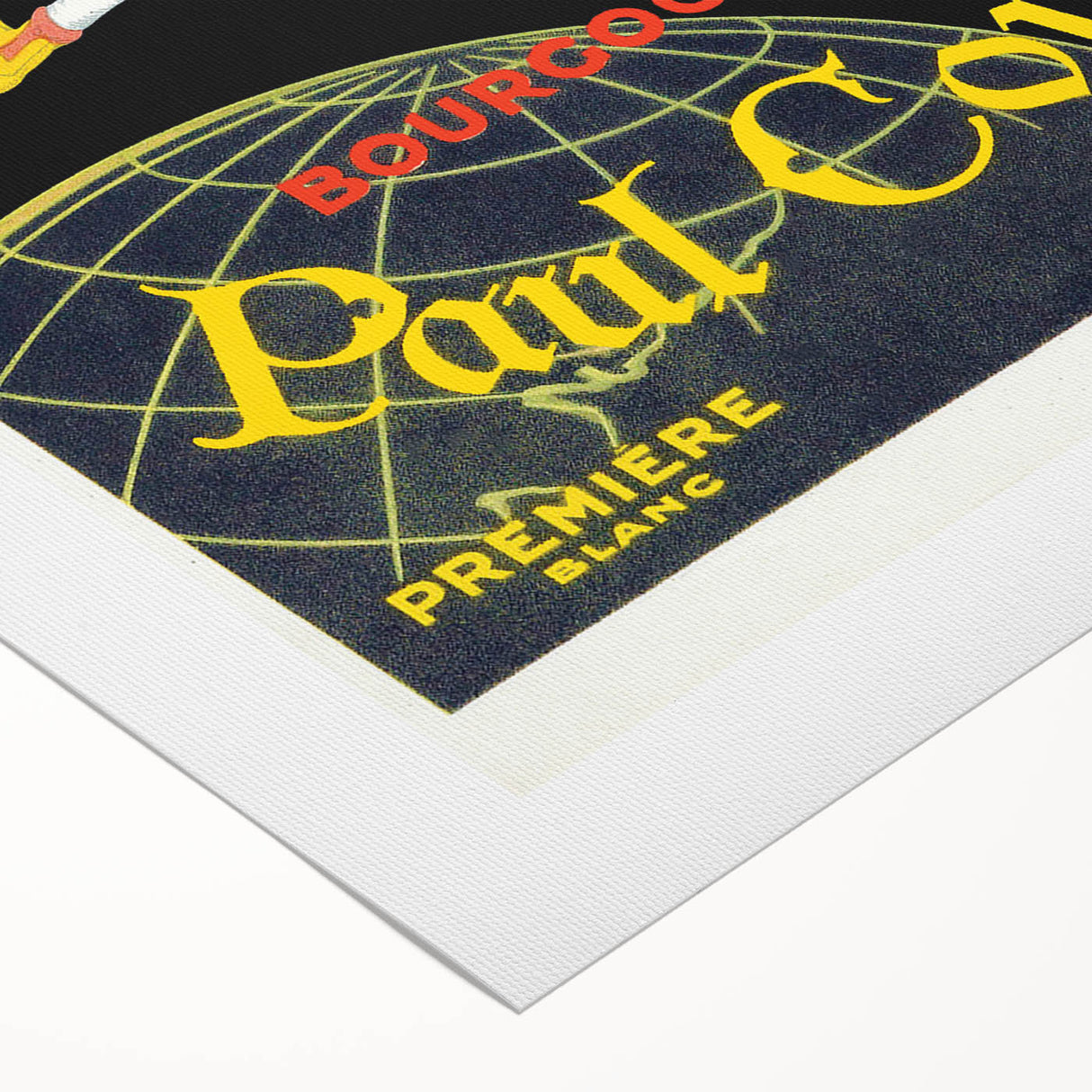 Vintage Paul Court Wine Advertising Poster – Retro Wine Ad Wall Art