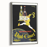 Vintage Paul Court Wine Advertising Poster – Retro Wine Ad Wall Art