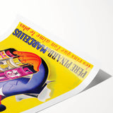 Vintage Père Pinard & Marcellus Wine Poster – Retro Ad Wall Art