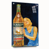 Vintage Persan Export Advertising Poster – Retro Anise Drink Ad Art