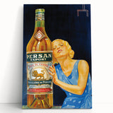 Vintage Persan Export Advertising Poster – Retro Anise Drink Ad Art