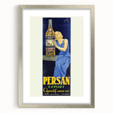 Vintage Persan Export Aniseed Advertising Poster – Retro French Art
