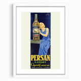 Vintage Persan Export Aniseed Advertising Poster – Retro French Art