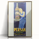 Vintage Persan Export Aniseed Advertising Poster – Retro French Art