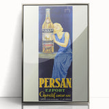 Vintage Persan Export Aniseed Advertising Poster – Retro French Art