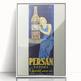 Vintage Persan Export Aniseed Advertising Poster – Retro French Art