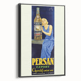 Vintage Persan Export Aniseed Advertising Poster – Retro French Art
