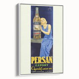 Vintage Persan Export Aniseed Advertising Poster – Retro French Art