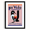 Vintage Pi Volo Aperitif Poster – Art Deco Wine Ad Wall Art