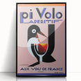 Vintage Pi Volo Aperitif Poster – Art Deco Wine Ad Wall Art