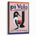 Vintage Pi Volo Aperitif Poster – Art Deco Wine Ad Wall Art