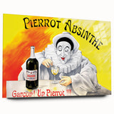 Vintage Pierrot Absinthe Poster – Retro Absinthe Ad Wall Art