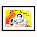 Vintage Pierrot Absinthe Poster – Retro Absinthe Ad Wall Art
