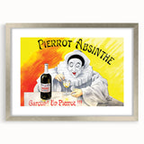 Vintage Pierrot Absinthe Poster – Retro Absinthe Ad Wall Art