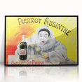 Vintage Pierrot Absinthe Poster – Retro Absinthe Ad Wall Art