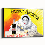 Vintage Pierrot Absinthe Poster – Retro Absinthe Ad Wall Art