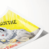 Vintage Pierrot Absinthe Poster – Retro Absinthe Ad Wall Art