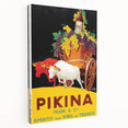 Vintage Pikina Aperitif Poster – Retro French Wine Ad Wall Art