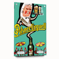 Vintage Pilsner Urquell Poster – Retro Beer Ad Art with Fun Cartoon