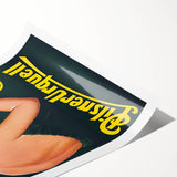 Vintage Pilsner Urquell Advertising Poster – Retro Beer Ad Art