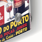 Vintage Vinho do Porto Poster – Retro Port Wine Ad Art