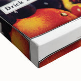 Vintage Pommac Poster – Retro Fruit Drink Ad Art with Playful Design