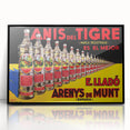Anís del Tigre Vintage Poster: Retro Alcohol Advertising Art Print