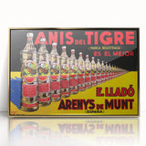 Anís del Tigre Vintage Poster: Retro Alcohol Advertising Art Print