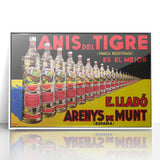 Anís del Tigre Vintage Poster: Retro Alcohol Advertising Art Print