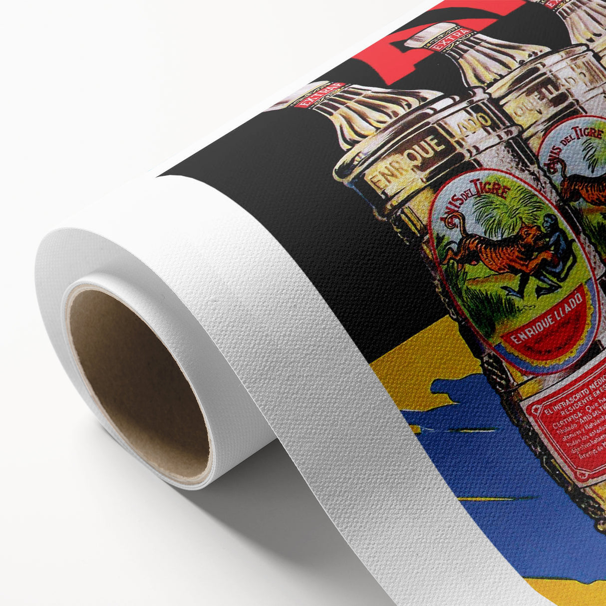 Anís del Tigre Vintage Poster: Retro Alcohol Advertising Art Print