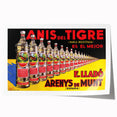 Anís del Tigre Vintage Poster: Retro Alcohol Advertising Art Print