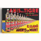 Anís del Tigre Vintage Poster: Retro Alcohol Advertising Art Print