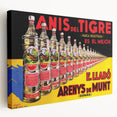 Anís del Tigre Vintage Poster: Retro Alcohol Advertising Art Print