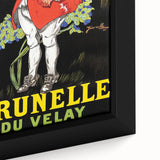 Vintage Prunelle du Velay Poster – Retro Drink Ad with Cheerful Character