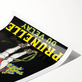 Vintage Prunelle du Velay Poster – Retro Drink Ad with Cheerful Character