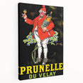 Vintage Prunelle du Velay Poster – Retro Drink Ad with Cheerful Character