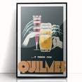 Vintage Quilmes Poster – Retro Beer and Cocktail Ad Art