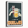 Vintage Quilmes Poster – Retro Beer and Cocktail Ad Art