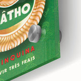 Vintage Mâtho Quinquina Poster – Retro Drink Ad with Bold Design