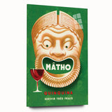 Vintage Mâtho Quinquina Poster – Retro Drink Ad with Bold Design