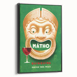 Vintage Mâtho Quinquina Poster – Retro Drink Ad with Bold Design