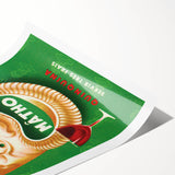 Vintage Mâtho Quinquina Poster – Retro Drink Ad with Bold Design