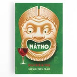 Vintage Mâtho Quinquina Poster – Retro Drink Ad with Bold Design