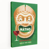 Vintage Mâtho Quinquina Poster – Retro Drink Ad with Bold Design