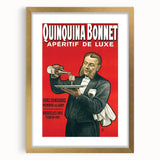 Vintage Quinquina Bonnet Poster – Retro Aperitif Ad with Elegant Design