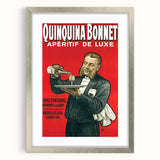 Vintage Quinquina Bonnet Poster – Retro Aperitif Ad with Elegant Design