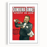 Vintage Quinquina Bonnet Poster – Retro Aperitif Ad with Elegant Design